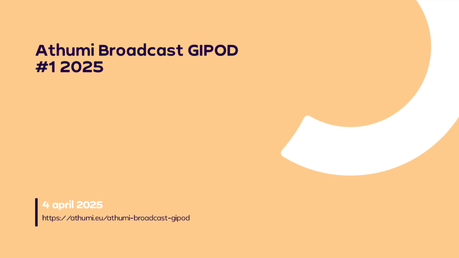 Athumi Broadcast GIPOD voorblad 1 2025